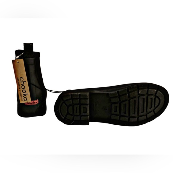 Chooka Women's Waterproof Plush Chelsea Bootie Chelsea Boot size 10, black - Picture 3 of 3